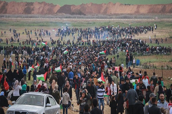 Gazze'deki barışçıl gösterilerde Filistinli şehit sayısı 40'a yükseldi