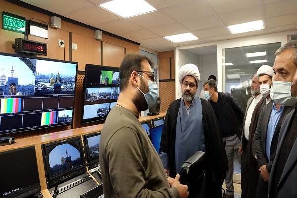Turkish Delegation Visits Audio-Visual Management Office of Imam Reza Holy Shrine