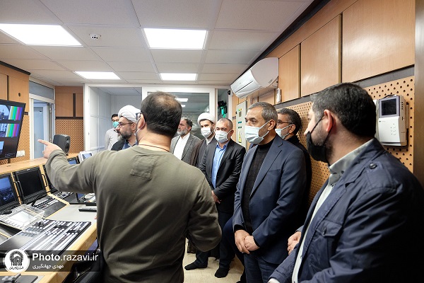 Turkish Delegation Visits Audio-Visual Management Office of Imam Reza Holy Shrine