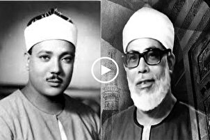 Abdul Basit recitó el Corán en presencia de Al-Husari en Pakistán