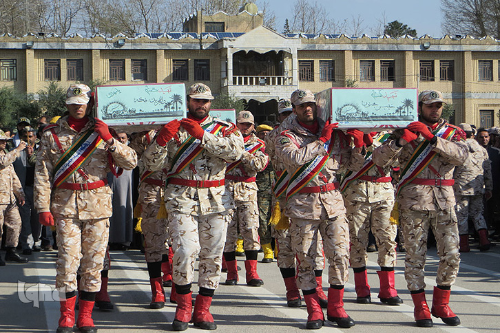 مراسم تشییع پیکرهای مطهر ۳شهید گمنام دفاع مقدس