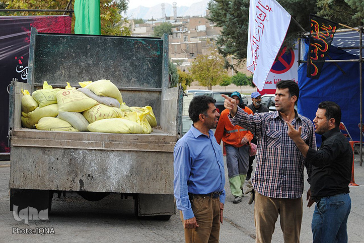 گزارش تصویری از آماده&zwnj;سازی زائرسرای اربعین شهرداری خرم&lrm;آباد