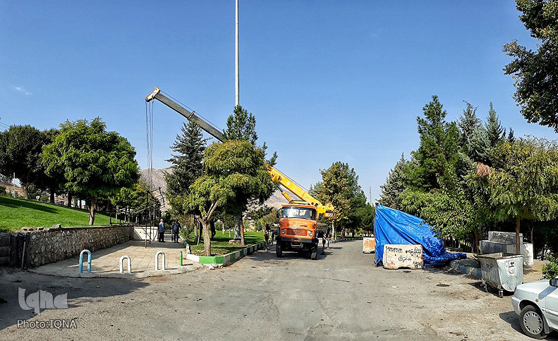 گزارش تصویری از آماده&zwnj;سازی زائرسرای اربعین شهرداری خرم&lrm;آباد