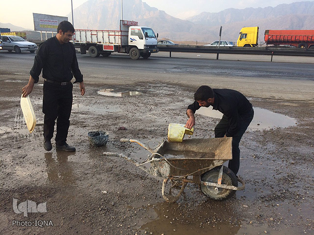 گزارش تصویری آماده سازی زیرساخت های موکب العباس(ع) خرم آباد