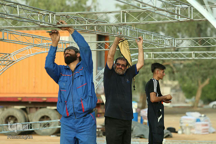 آماده سازی موکب های لرستان در نجف اشرف