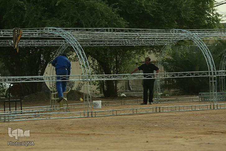 آماده سازی موکب های لرستان در نجف اشرف