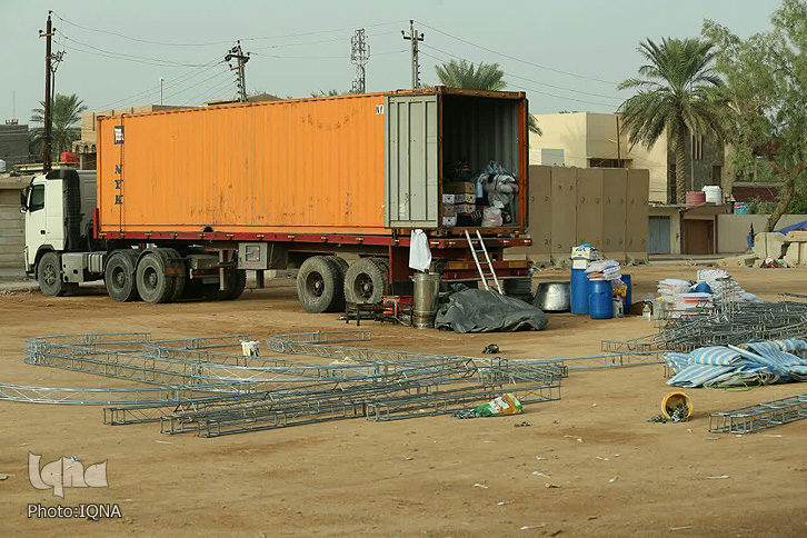 آماده سازی موکب های لرستان در نجف اشرف