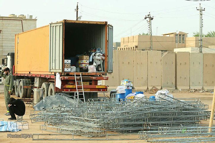 آماده سازی موکب های لرستان در نجف اشرف