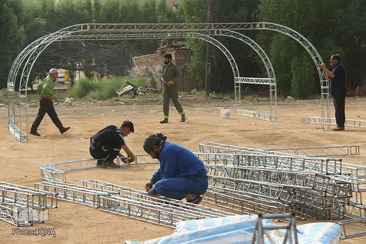 آماده سازی موکب های لرستان در نجف اشرف