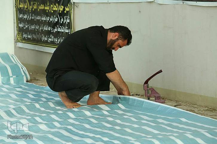 آماده سازی موکب های لرستان در نجف اشرف