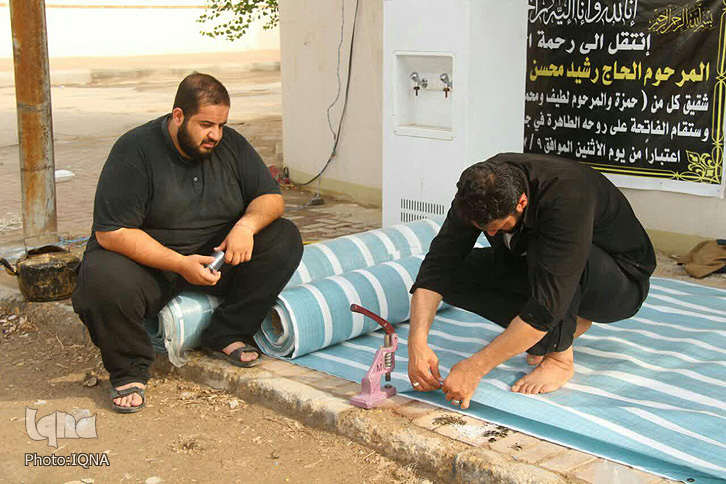 آماده سازی موکب های لرستان در نجف اشرف