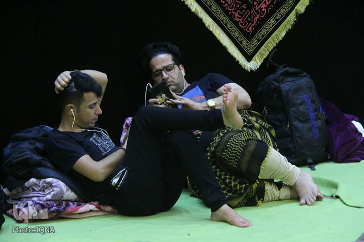 اسکان زائران اربعین حسینی در موکب ابوالفضل(ع) لرستان در نجف اشرف