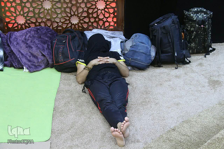 اسکان زائران اربعین حسینی در موکب ابوالفضل(ع) لرستان در نجف اشرف