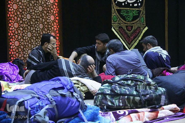 اسکان زائران اربعین حسینی در موکب ابوالفضل(ع) لرستان در نجف اشرف