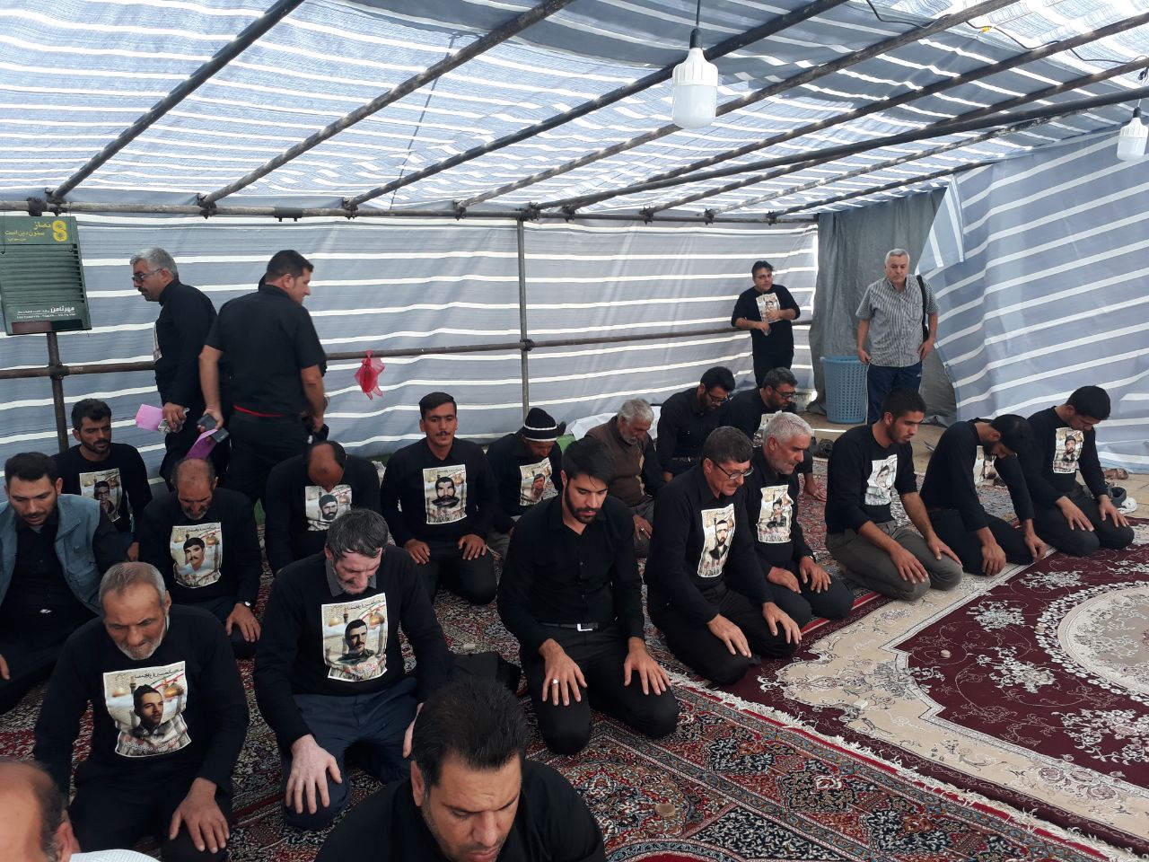 گزارش تصویری از خدمت&zwnj;رسانی شهرداری خرم&lrm;آباد به زائران اربعین