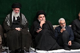 مراسم عزاداری شب شام غریبان حسینی(ع) در حسینیه امام‌خمینی(ره)