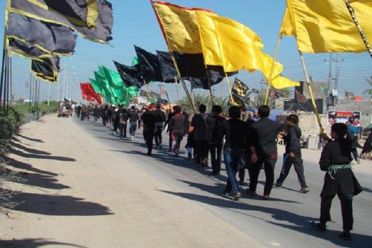 شرکت ۵۰۰ نفر از اساتید و طلاب لرستانی در راهپیمایی اربعین