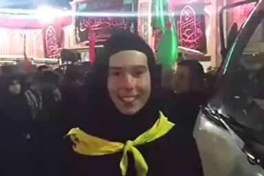 فیلم/ بانوی بی‌دین هلندی از پیاده‌روی اربعین می‌گوید