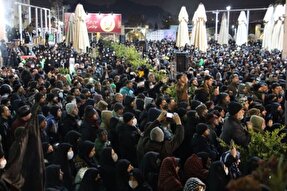 عکس | ویژه‌برنامه «ساعت شهادت» در کرمان