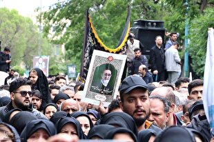 آغاز مراسم تشییع پیکر شهید آیت‌الله آل‌هاشم در تبریز