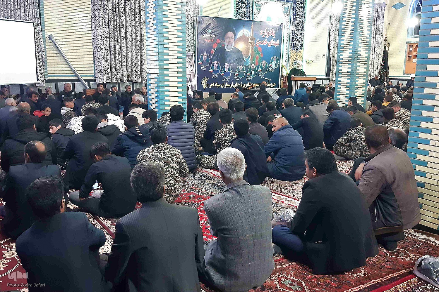 برگزاری مراسم محفل شهدای خدمت در روستای قشلاق شاهوردی اهر