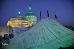برپایی خیمه عزای محرم در امامزاده موسی مبرقع(ع)