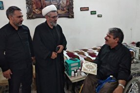 عکس | دیدار مدیرکل بنیاد شهید لرستان با دو جانباز ۷۰ درصد