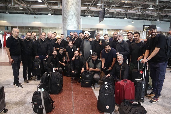 اعزام ورزشکاران ملی و پیشکسوتان ورزشی به پیاده‌روی اربعین