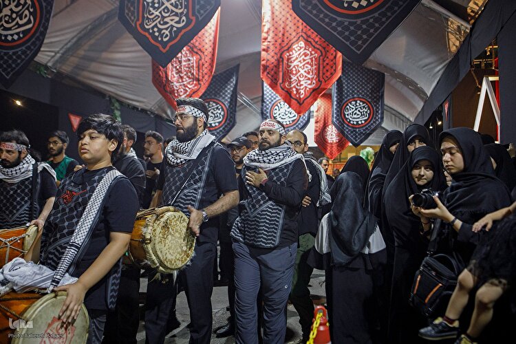 مراسم عزاداری دهه دوم محرم در هیئت هنر