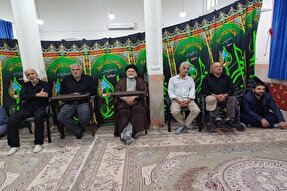 عکس | عزاداری ایام آخر ماه صفر در دفتر امام جمعه خرم‌آباد