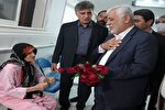 عکس | دیدار استاندار لرستان با سالمندان سرای صدیق خرم‎آباد