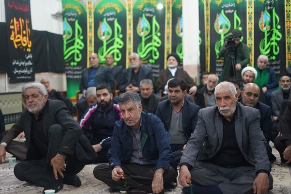 عزاداری شهادت حضرت فاطمه(س) در خرم‌آباد