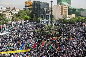 اجتماع ضد صهیونیستی در حمایت از مردم مظلوم غزه