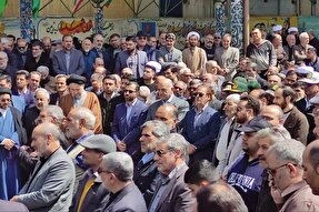 عکس | تشییع و خاکسپاری پیکر همسر شهید حجت‌الاسلام قنوتی در بروجرد