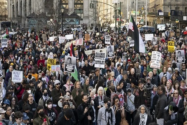 تعلیق 65 دانشجوی حامی فلسطين در دانشگاه کلمبیا