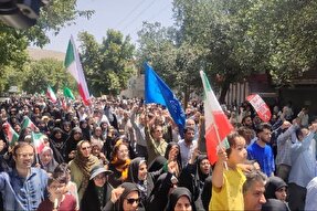 فیلم | راهپیمایی «جمعه خشم و نصر» در خرم‌آباد