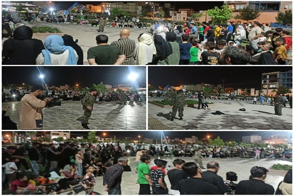 نمایش خیابانی در الیگودرز