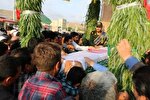 تشییع پیکر شهید «حامد ربانی» در راز و جرگلان خراسان‌شمالی
