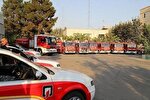 حضور سازمان آتش‌نشانی تهران در مواکب اربعین