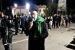 فیلم | اجرای مراسم شب اربعین حسینی در موکب الحسین(ع) شهدای انتظامی آذربایجان‌غربی