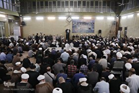 مجلس ترحیم همسر آیت‌الله العظمی سیستانی در قم