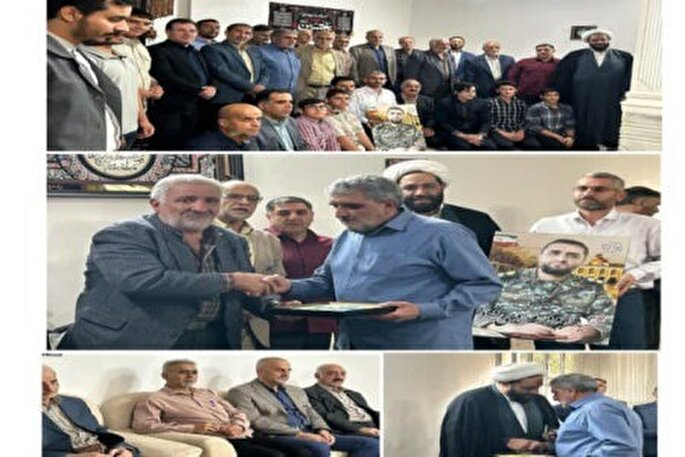 جامعه قرآنی لرستان با خانواده شهید «ابوذر مرادی‌فرد» دیدار کردند