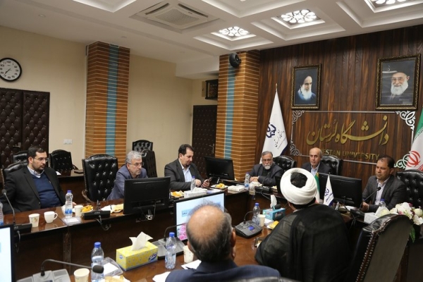 نشست هیئت‌رئیسه دانشگاه لرستان با حضور سعید حبیبا