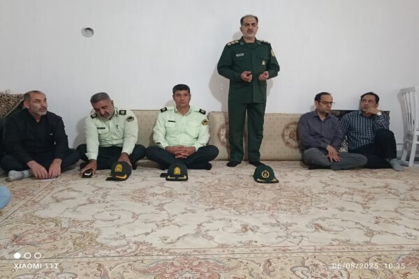 دیدار اعضای جهاد دانشگاهی لرستان با خانواده شهید طولابی