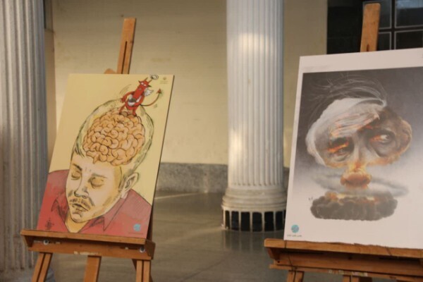 نمایشگاه جشنواره ملی کاریکاتور «ای ایران»