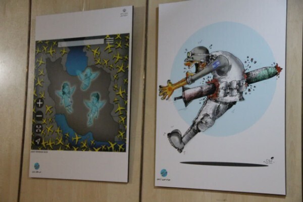 نمایشگاه جشنواره ملی کاریکاتور «ای ایران»