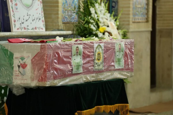 مراسم وداع با پیکر شهید «غلامرضا جمشیدی» در خرم‌آباد