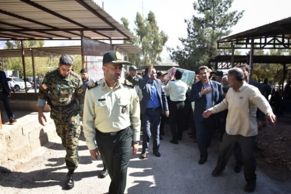 مراسم وداع با پیکر شهید «غلامرضا جمشیدی» در خرم‌آباد