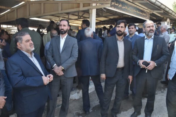 مراسم وداع با پیکر شهید «غلامرضا جمشیدی» در خرم‌آباد