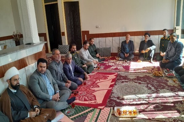 دیدار با خانواده شهید «سید مجید نجفی» در چگنی